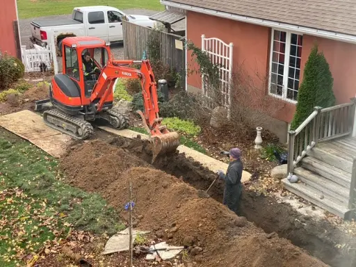 Exterior basement waterproofing